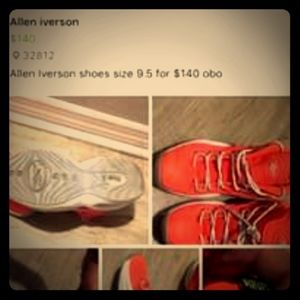 Iverson sneakers size 9.5